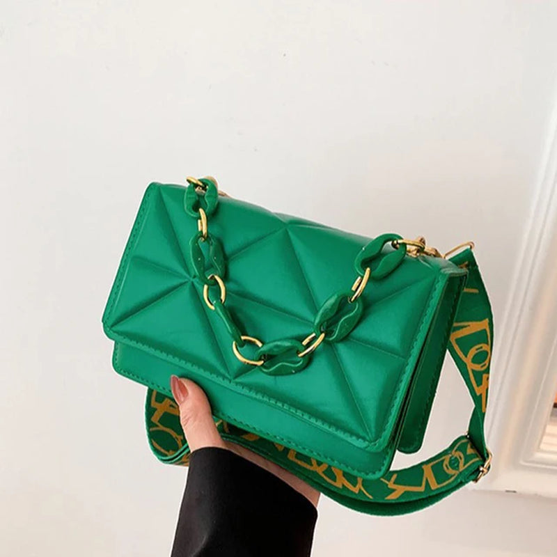 Fashion Women Shoulder Bag Handle Handbags PU Leather Women Flap Bag Female Large Capacity Vintage Casual Crossbody Bag