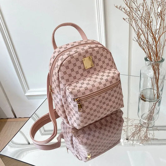 Classic Women Backpack Fashion School Bags Female Daily Shopping