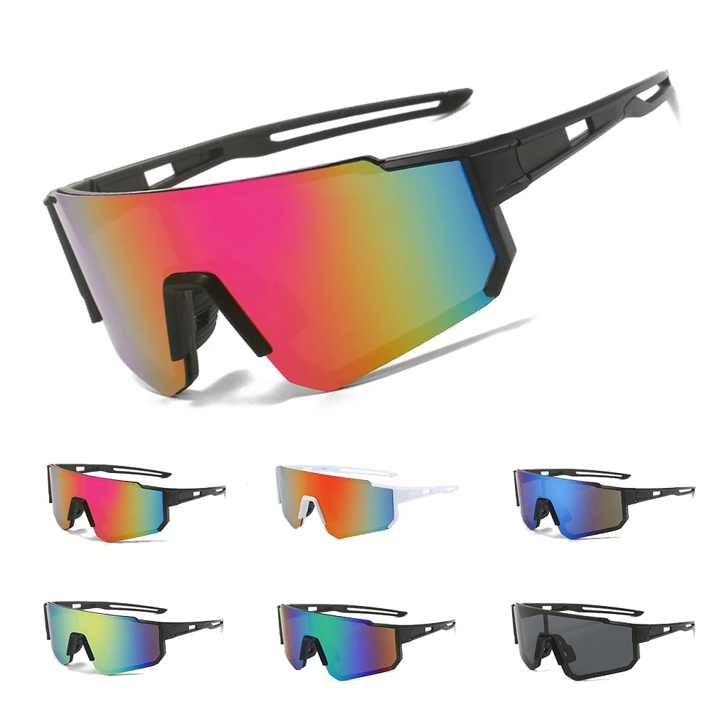 Polarized Cycling Sunglasses UV Protection Windproof Glasses for Men Women Polarized Lens Road Riding Bike Sport Glasses Eyewear