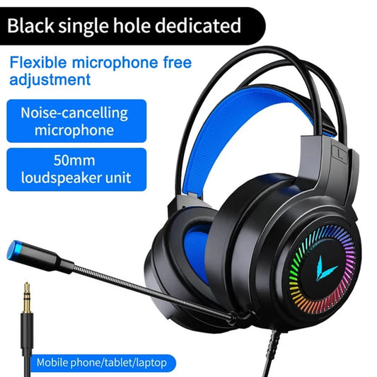 3.5Mm Wired Headphones 7.1 Surround Stereo USB Gaming Headset Bass Earphone Helmet with Mic