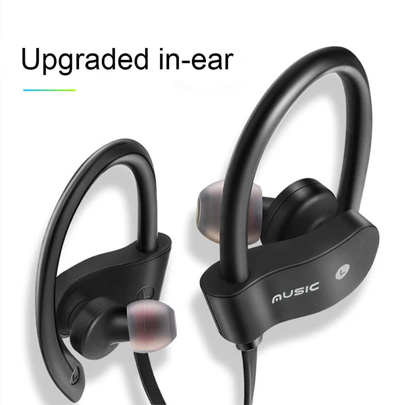 Wireless Headphones Earloop Ear Hook Earbuds Wireless Bluetooth Headset 