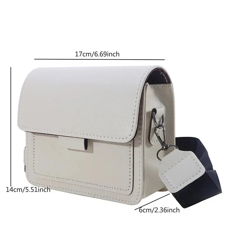 Classic Designer PU Leather Crossbody Bag for Women Travel