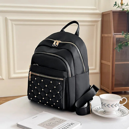 Classic Vintage Style Women Backpack Leather PU Fashion Backpack Women Travel Bag Casual Solid School Bag for Girl