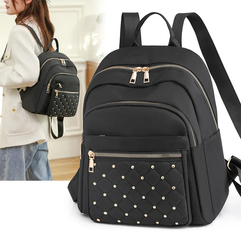 Classic Vintage Style Women Backpack Leather PU Fashion Backpack Women Travel Bag Casual Solid School Bag for Girl