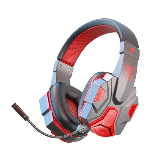 Wireless Gaming Headphone Bluetooth5.1 Sport Big Headset Bass Stereo Noise