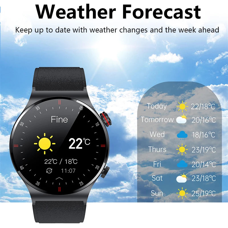 Smart Watch Men Bluetooth Call Health Sleep Monitoring Multiple Sports Mode Waterproof Smartwatch Man