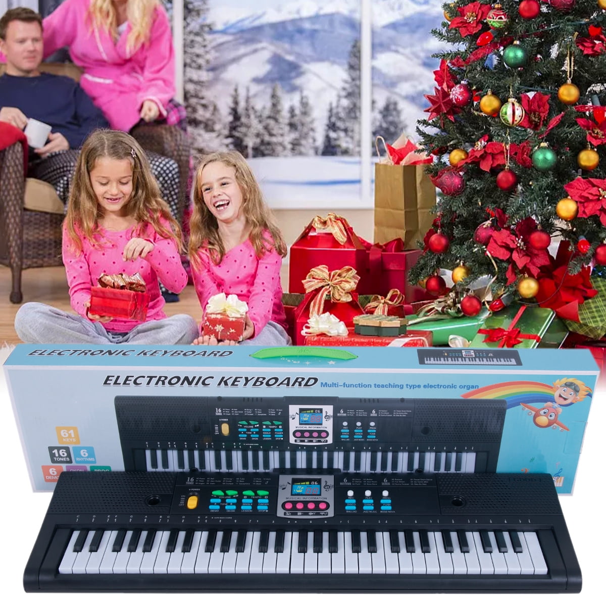 Electronic Keyboard Piano,61-Key Portable Electronic Piano Keyboard with Recording