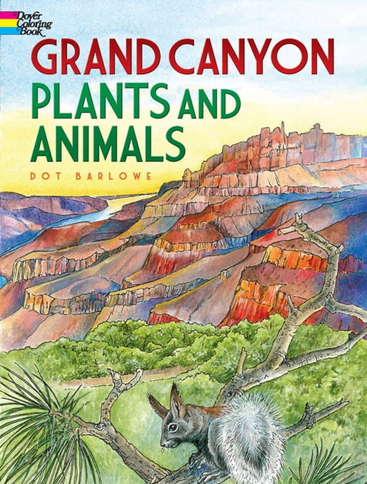 Dover Nature Coloring Book: Grand Canyon Plants and Animals Coloring Book (Paperback)