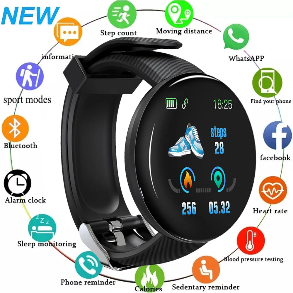 For Xiaomi Bluetooth Smart Watch Men Women Blood Pressure Heart Rate 